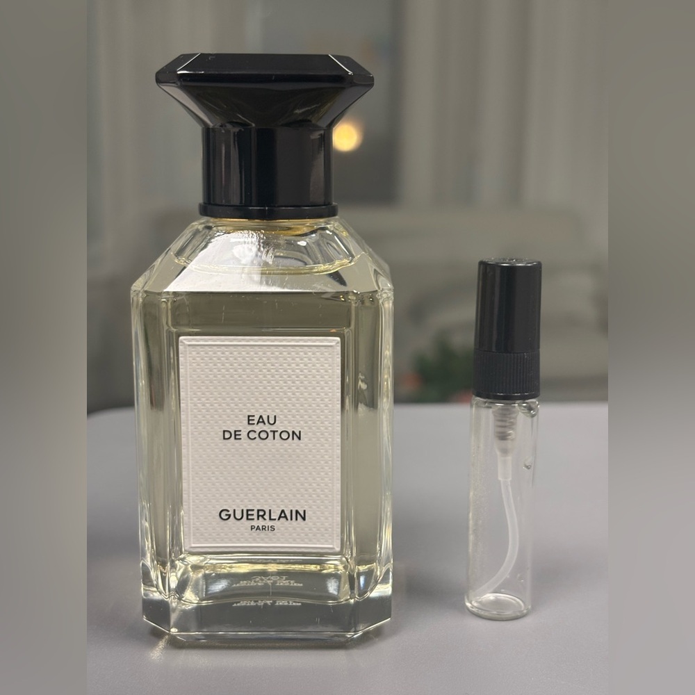 🌿✨ Guerlain Eau de Coton 5ml Decant – Fresh Cotton Clean Scent ✨